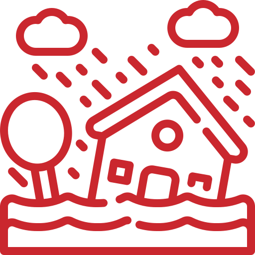 flooded home icon